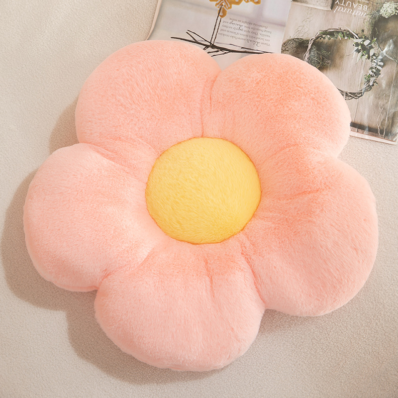 Juguete de peluche de flor suave y elástico forma de pétalo almohada de hueco muñeca de peluche almohada de sofá cojín de asiento de oficina Application Scenario