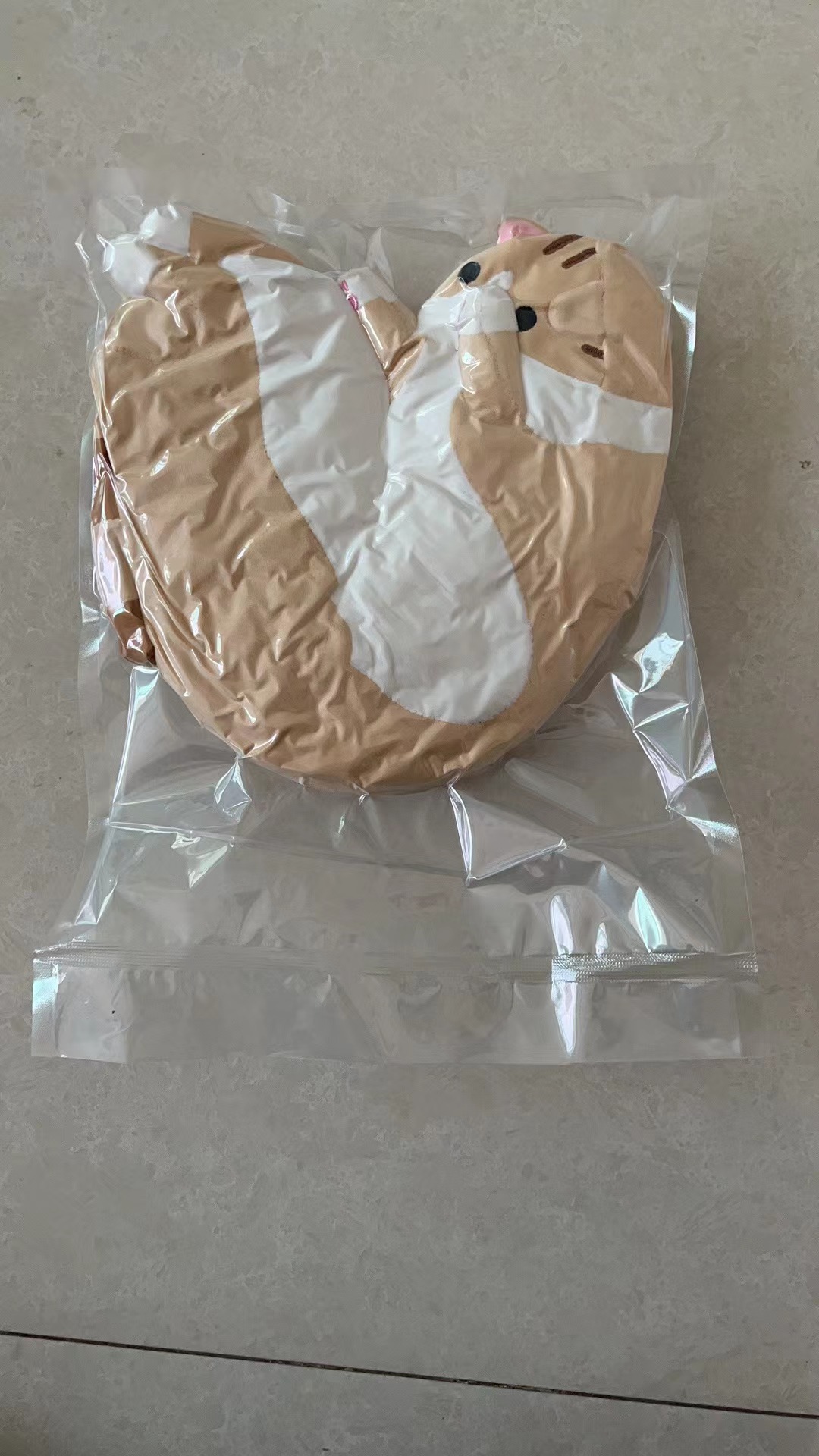 长条猫咪抱枕毛绒玩具柔软有弹性小猫形状抱枕毛沙发靠枕办公座详情11