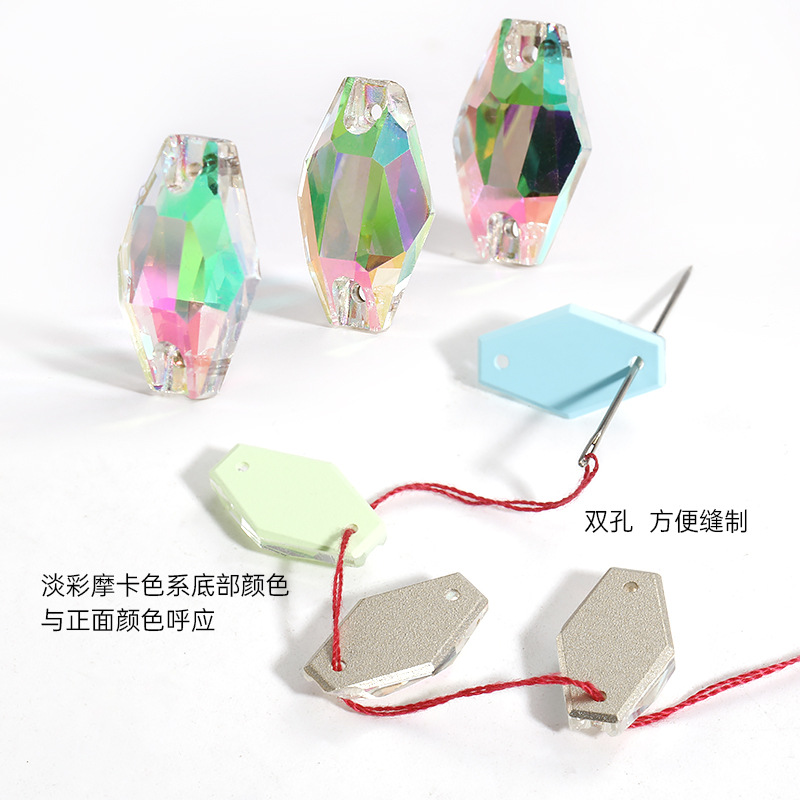 Shangli Manufacturers Direct Sales Of High-End Flat Button Flat Flat Vase Hand Stitched Drill K9 Crystal Glass Super Flash Non-Scratch Box Packaging High Quality Clothing Wedding Dance Dress Diy Universal Diamond-Like Accessories (Other Colors Contact Customer Service) Specification drawing