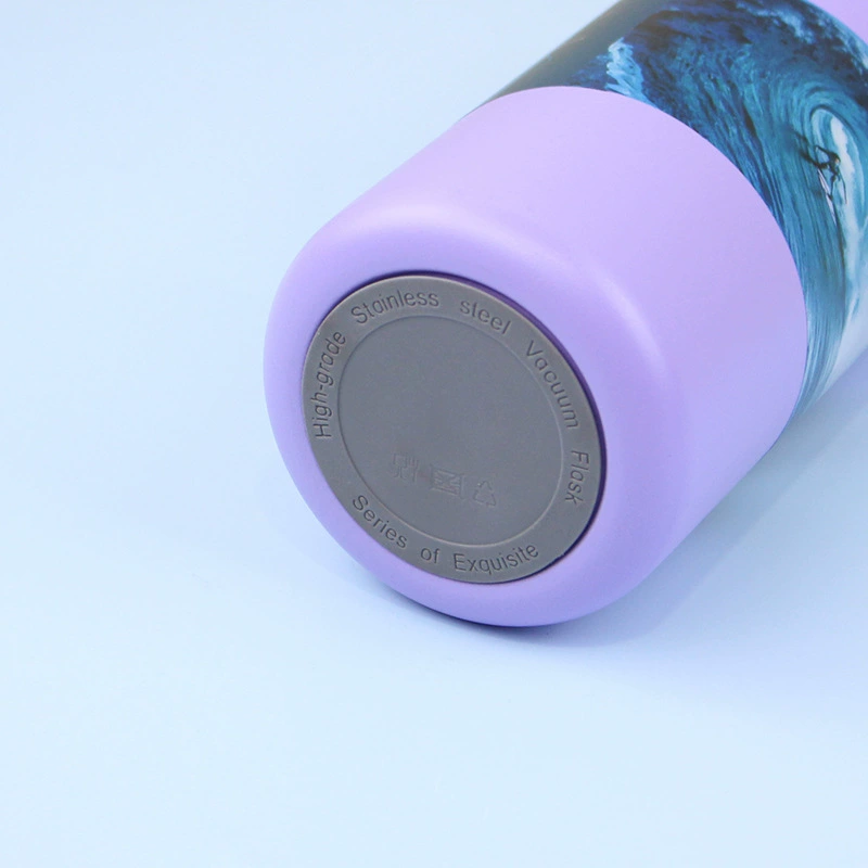 S98-YHSQ7121 Fashionable bullet-shaped lid direct drinking cup, 316 stainless steel insulated cup, high appearance level water cup detail image 3