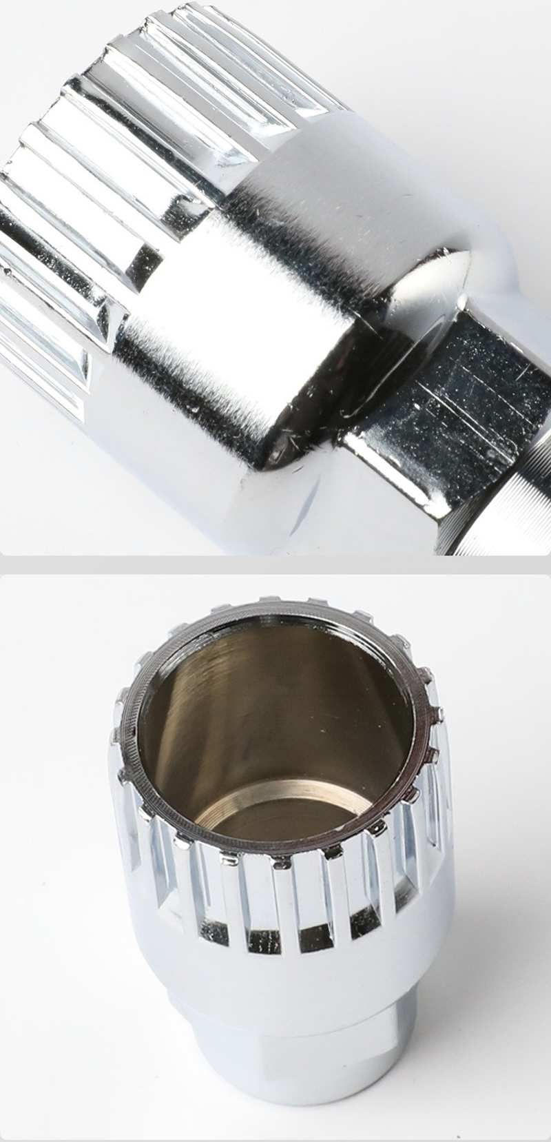 23237大套筒中轴工具山地车中轴拆卸工具中轴套筒飞轮套筒 死飞自行车方孔中轴维修拆装安装工具详情7