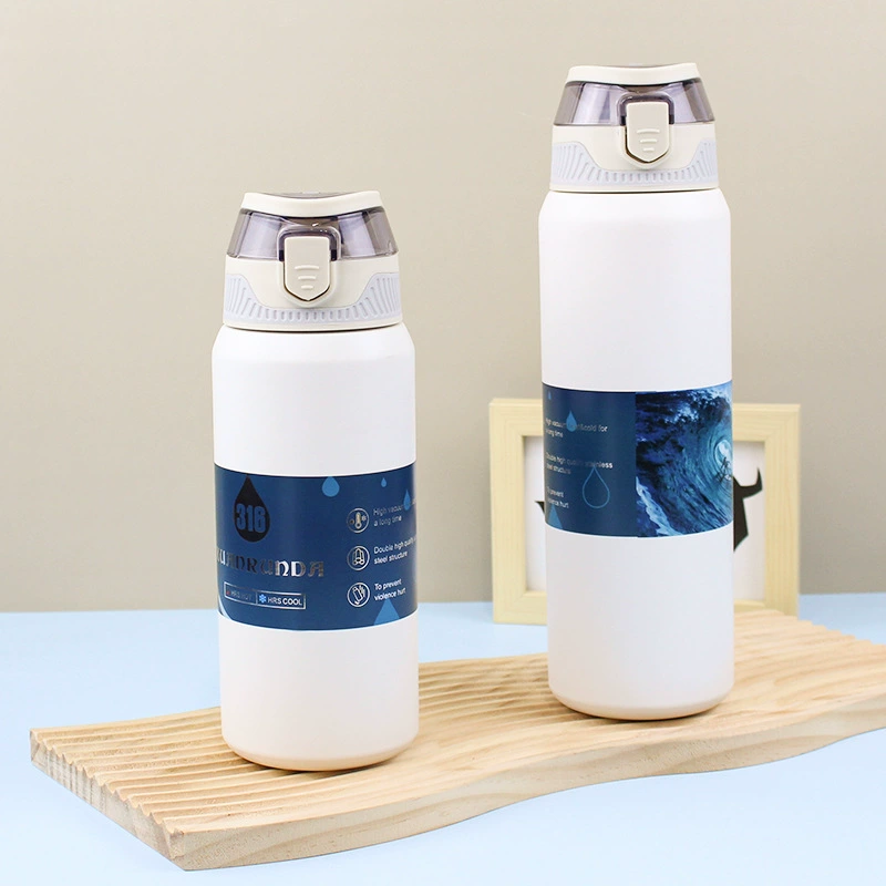 S98-YHSQ7121 Fashionable bullet-shaped lid direct drinking cup, 316 stainless steel insulated cup, high appearance level water cup detail image 10
