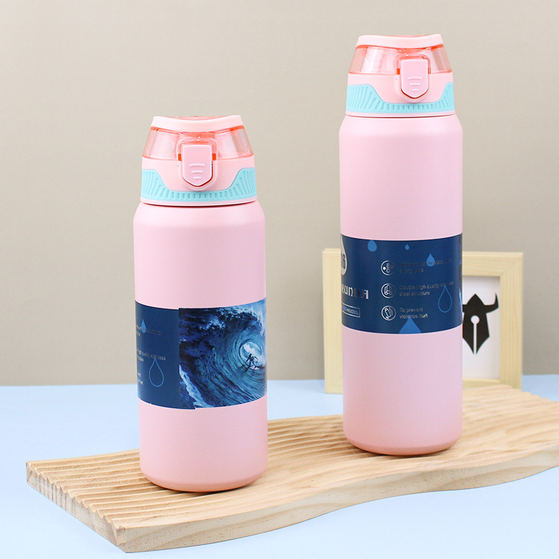 S98-YHSQ7121 Fashionable bullet-shaped lid direct drinking cup, 316 stainless steel insulated cup, high appearance level water cup Application Scenario