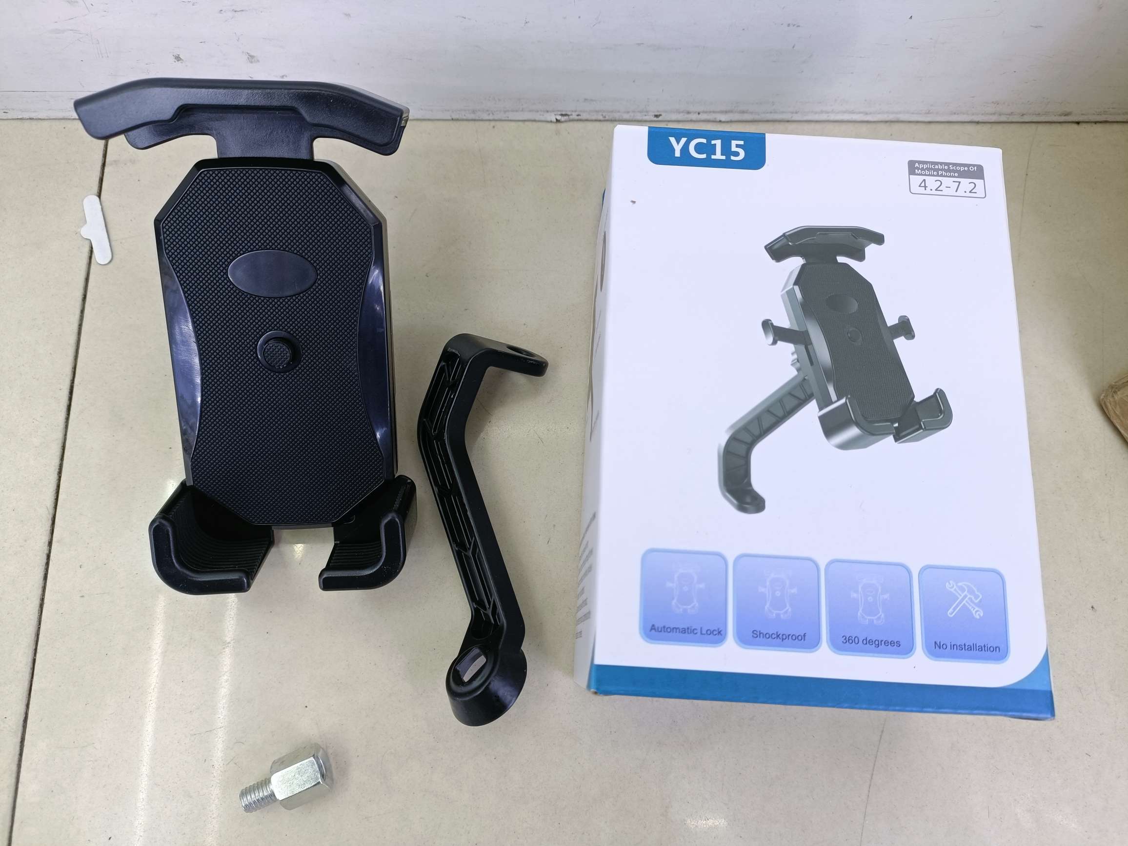 Cycling mobile phone stand Handlebar mirror Bike stand Motorcycle electric bike stand YC15 Application Scenario