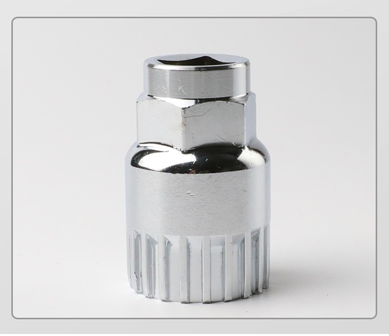 23237大套筒中轴工具山地车中轴拆卸工具中轴套筒飞轮套筒 死飞自行车方孔中轴维修拆装安装工具详情5