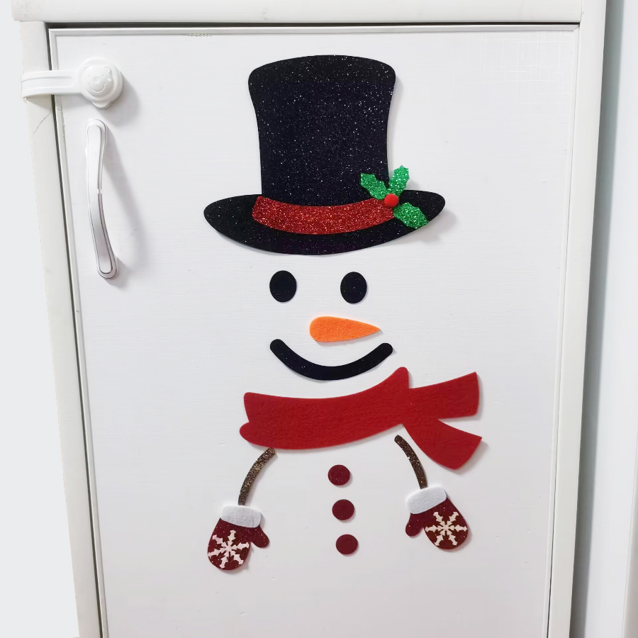 打造温馨节日氛围，限时抢购圣诞节装饰品无纺布门贴节日商场店铺橱窗玻璃贴家居298