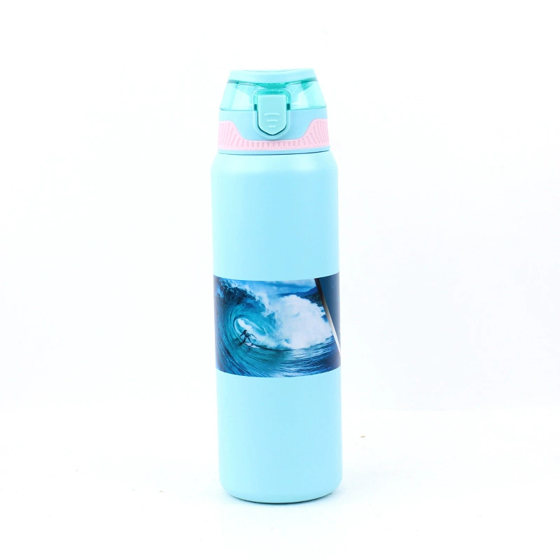 S98-YHSQ7121 Fashionable bullet-shaped lid direct drinking cup, 316 stainless steel insulated cup, high appearance level water cup detail image 15