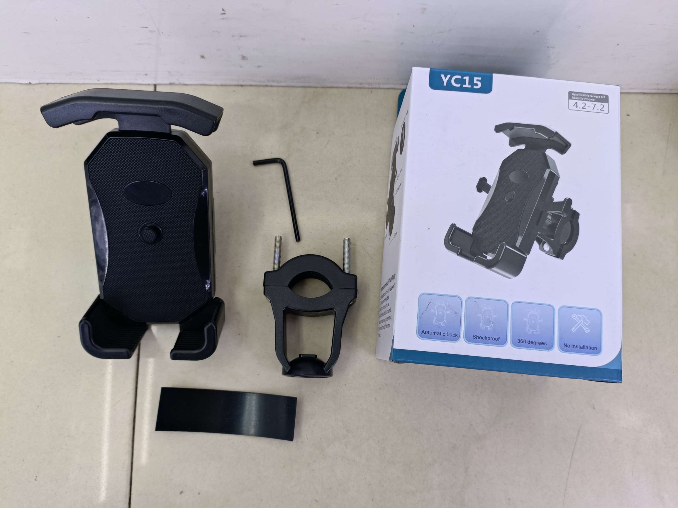 Cycling mobile phone stand Handlebar mirror Bike stand Motorcycle electric bike stand YC15 details Picture