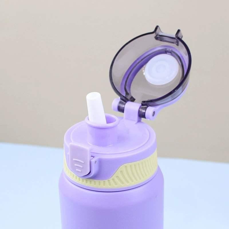 S98-YHSQ7121 Fashionable bullet-shaped lid direct drinking cup, 316 stainless steel insulated cup, high appearance level water cup detail image 4
