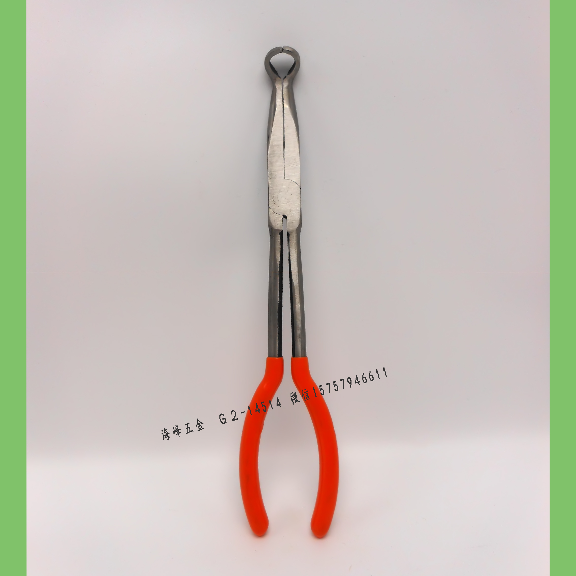 加长卡簧钳钢丝钳尖嘴斜嘴钳6寸8寸省力耐用工具老虎钳剪铁丝夹持钳子1