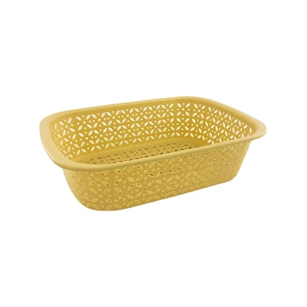 Y165-8278 square storage basket, creative draining basket, fruit and vegetable storage basket, four-leaf storage basket, storage basket detail image 8