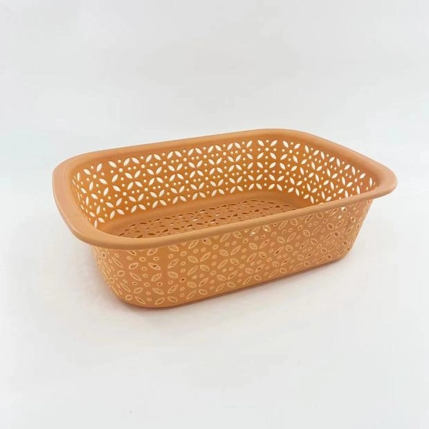 Y165-8278 square storage basket, creative draining basket, fruit and vegetable storage basket, four-leaf storage basket, storage basket detail image 10