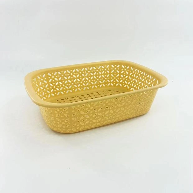 Y165-8278 square storage basket, creative draining basket, fruit and vegetable storage basket, four-leaf storage basket, storage basket detail image 9