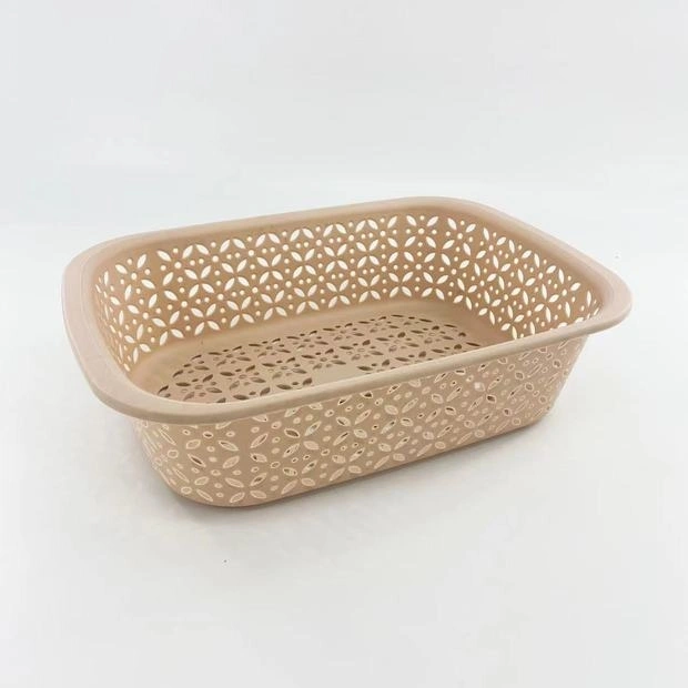 Y165-8278 square storage basket, creative draining basket, fruit and vegetable storage basket, four-leaf storage basket, storage basket detail image 6