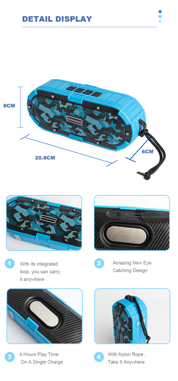 新品上市！超值蓝牙音箱，音质超赞，HB-335详情12