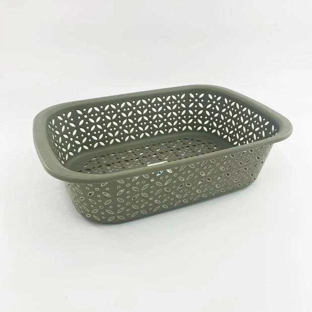 Y165-8278 square storage basket, creative draining basket, fruit and vegetable storage basket, four-leaf storage basket, storage basket detail image 7
