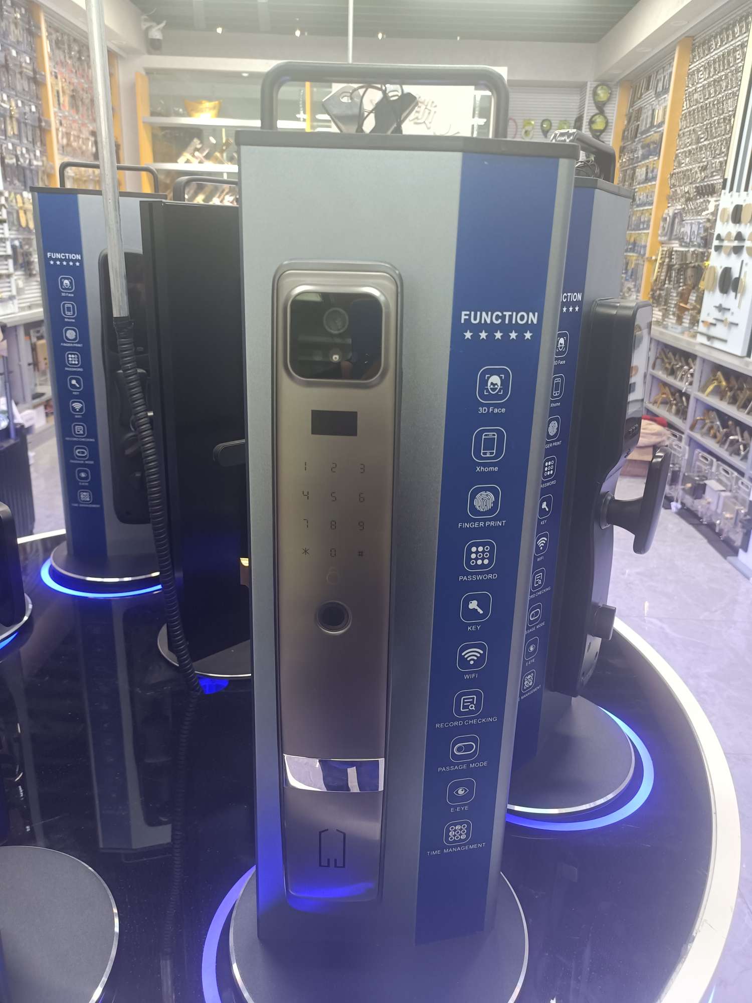 Fingerprint Lock Gray