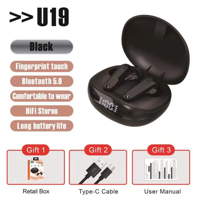 【 Bluetooth Headset U19】 Bluetooth Headset details Picture
