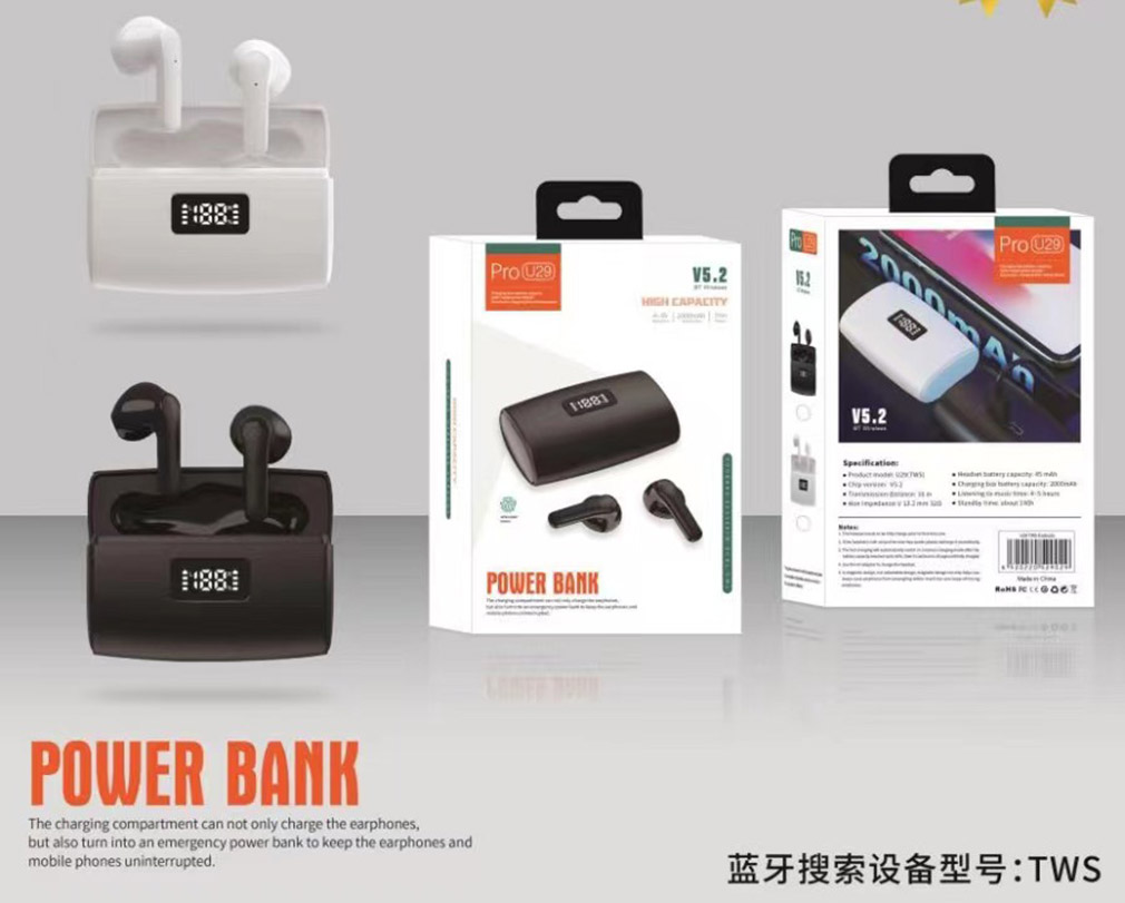 【 Bluetooth Headset U29】 Bluetooth Headset details Picture
