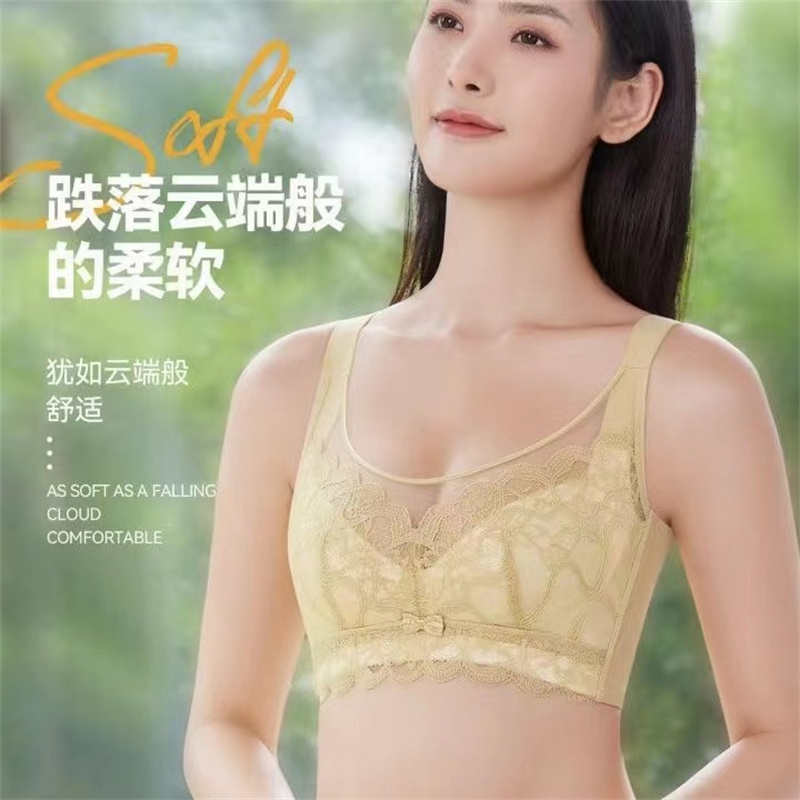 2023秋冬时尚精美蕾丝文胸收副乳聚拢调整型大胸内衣103