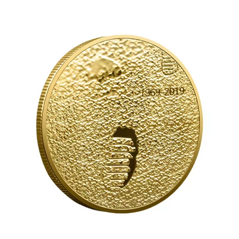 2019美国航空航天纪念币阿波罗登月50周年纪念币探索月球币 现货 图