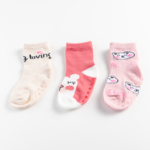 宝宝袜子纯棉中筒袜不勒腿可爱新生儿童婴儿袜子