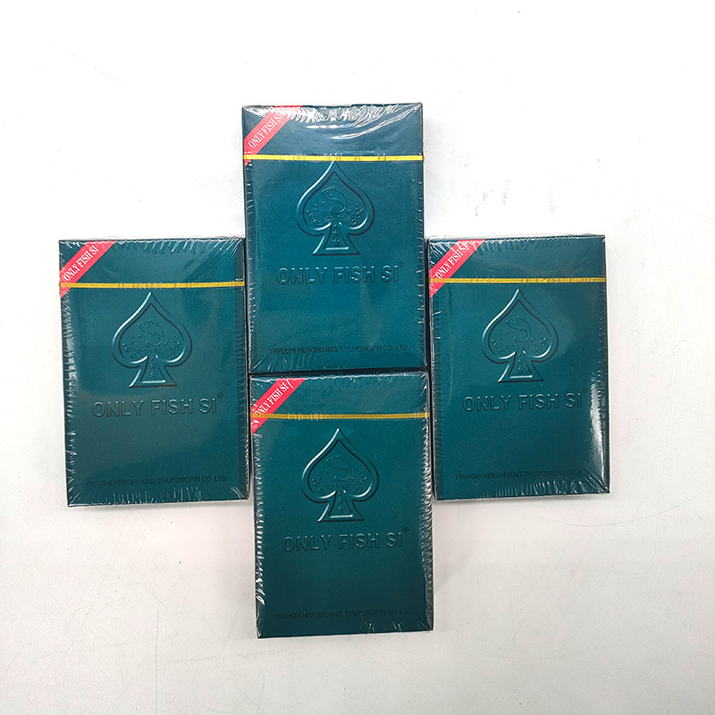 Poker wholesale ONLY FISH SI paper poker manufacturers cross-border foreign trade direct 280G double star paper poker leisure entertainment figure can be customized logo Item Picture
