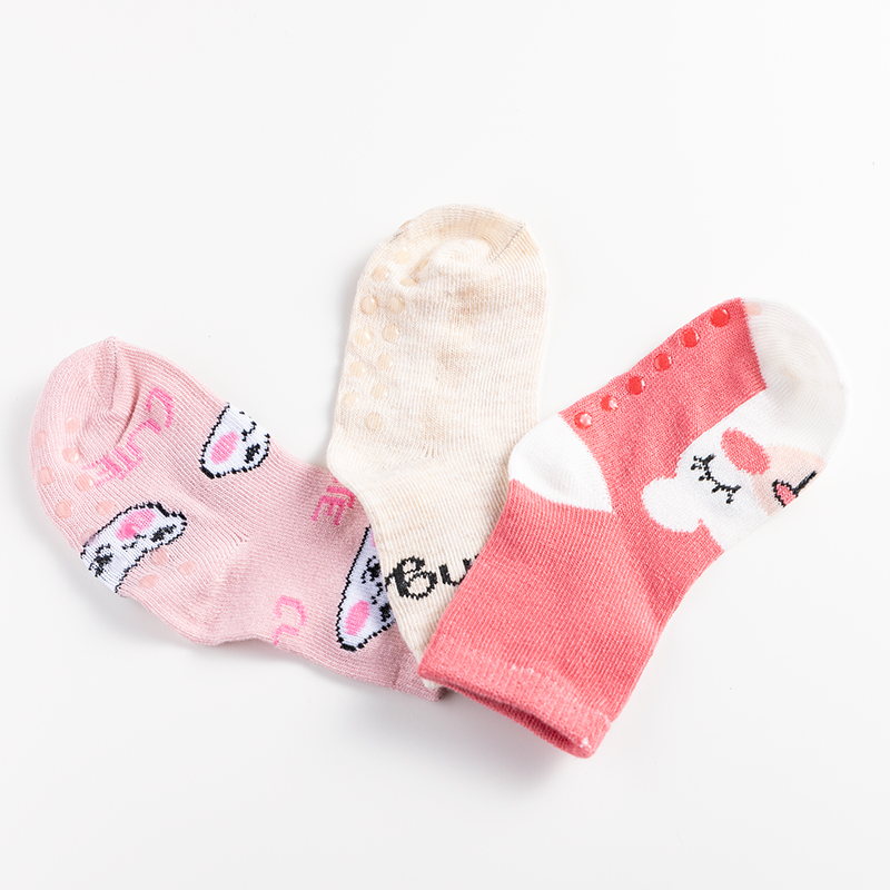 Baby socks, pure cotton mid-calf socks that don't pinch legs, cute socks for newborn children and infants Item Picture