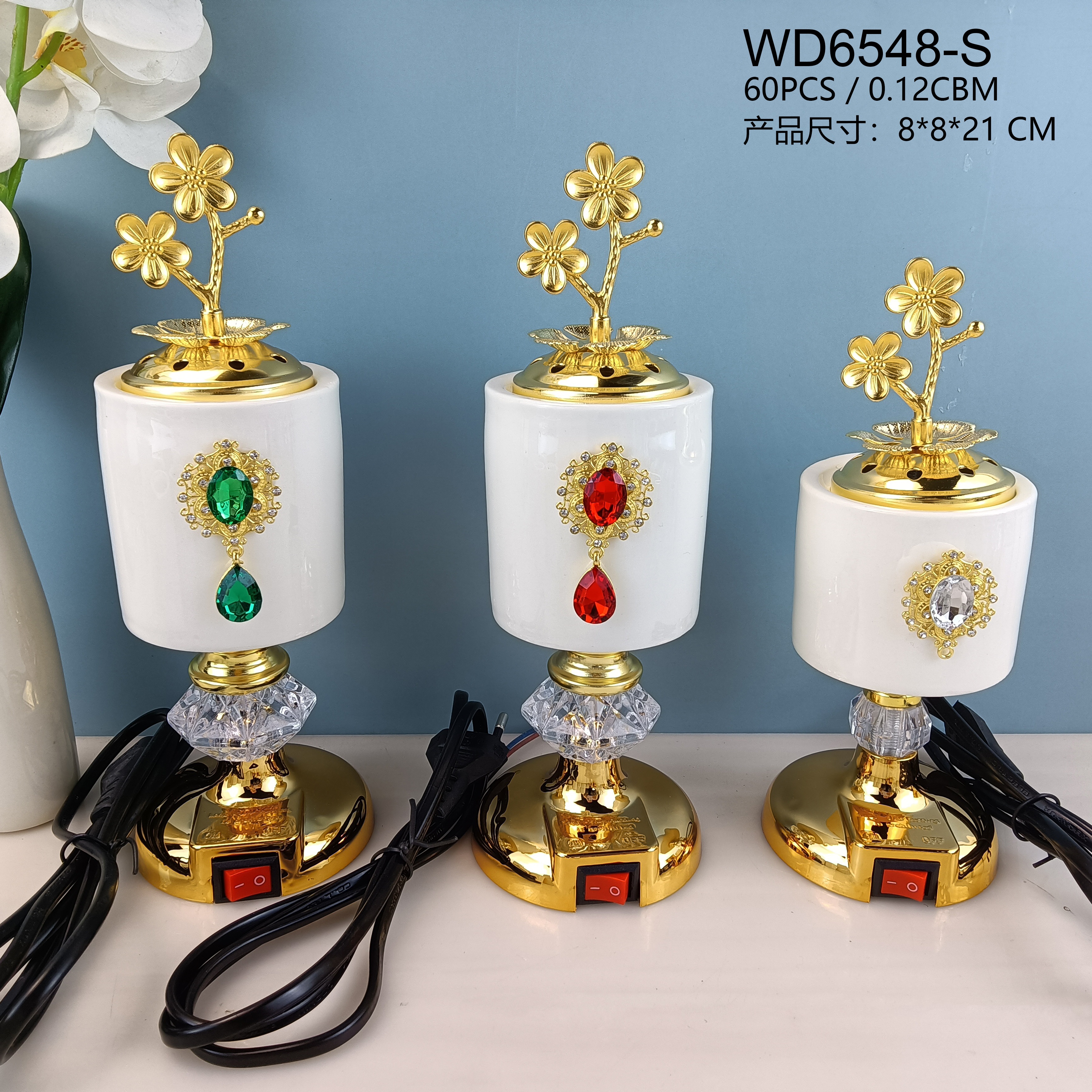 新款吊坠电香炉中东工艺品electric incense burner详情2