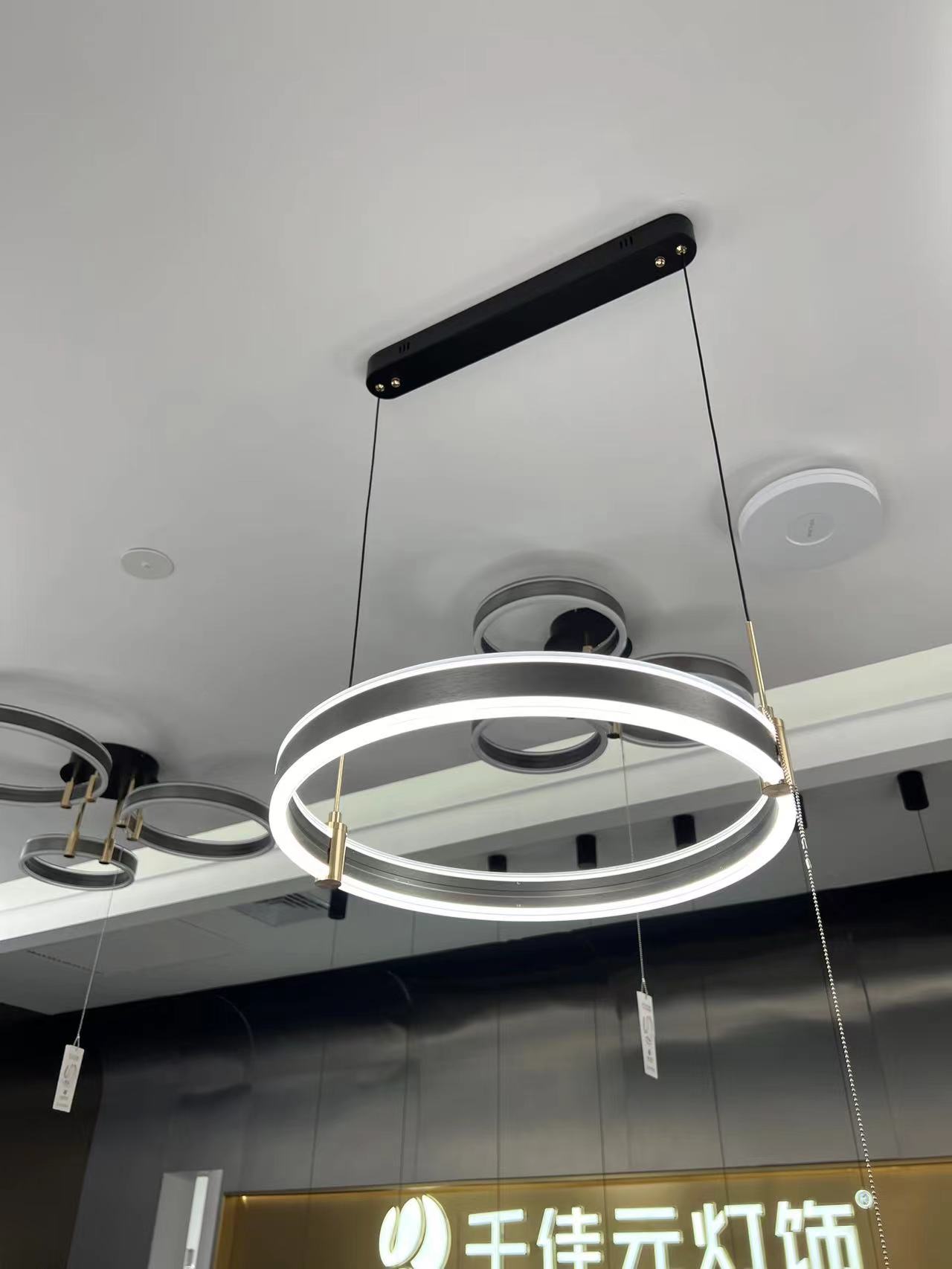 Aluminum material rings are on a big discount at a loss! Brand Liangrui, full foam packaging, LR17390/500 round hanging Specification image