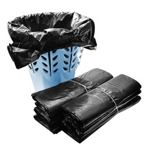 【厂家直销一件代发】加厚垃圾袋手提分类黑色垃圾袋一次性背心袋762