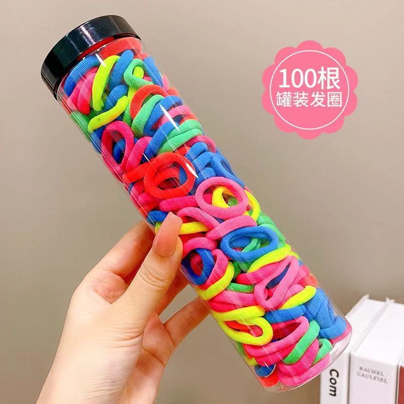 Douyin's best-selling diy hair tie, children's hair accessory, cute baby, high-end black plush hair band, rubber band, women's hair clip wholesale detail image 12
