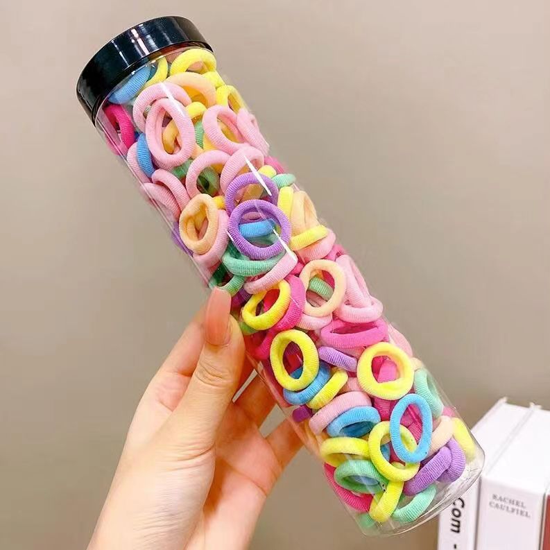 Douyin's best-selling diy hair tie, children's hair accessory, cute baby, high-end black plush hair band, rubber band, women's hair clip wholesale detail image 13