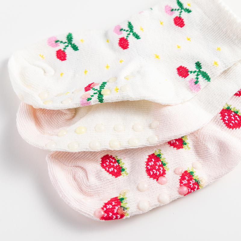 Baby socks, pure cotton socks, baby spring and autumn mid-calf socks, girls' socks Item Picture