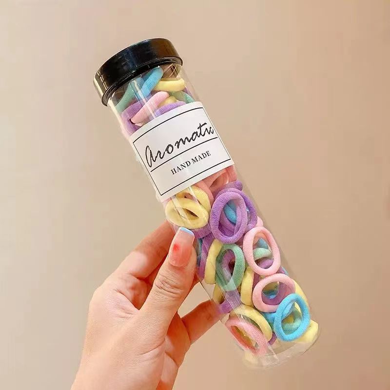 Douyin's best-selling diy hair tie, children's hair accessory, cute baby, high-end black plush hair band, rubber band, women's hair clip wholesale Application Scenario