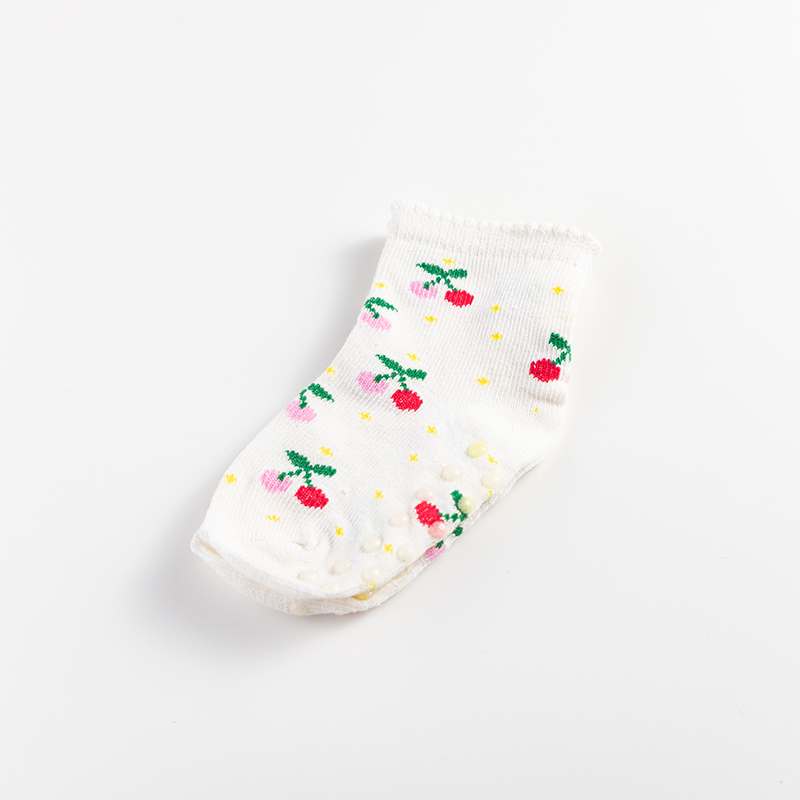 Baby socks, pure cotton socks, baby spring and autumn mid-calf socks, girls' socks details Picture