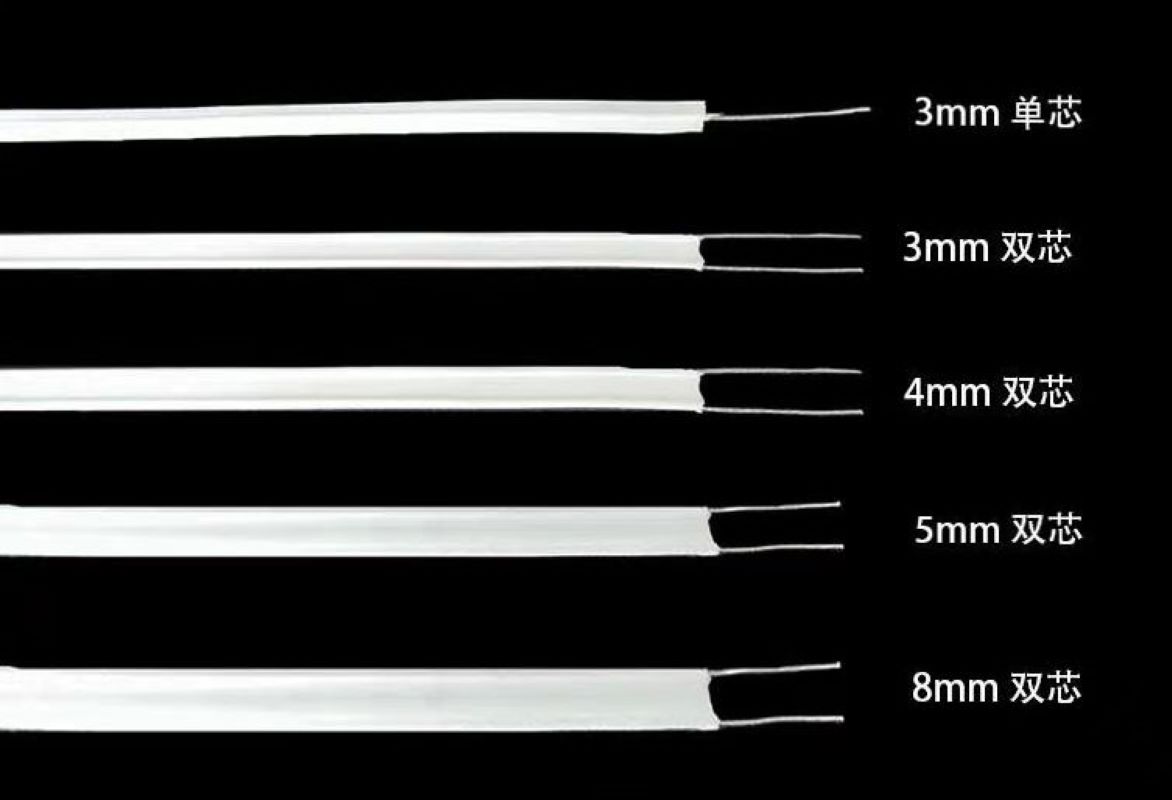 Exquisite simple accessories series aluminum double core nose bridge strip Item Picture
