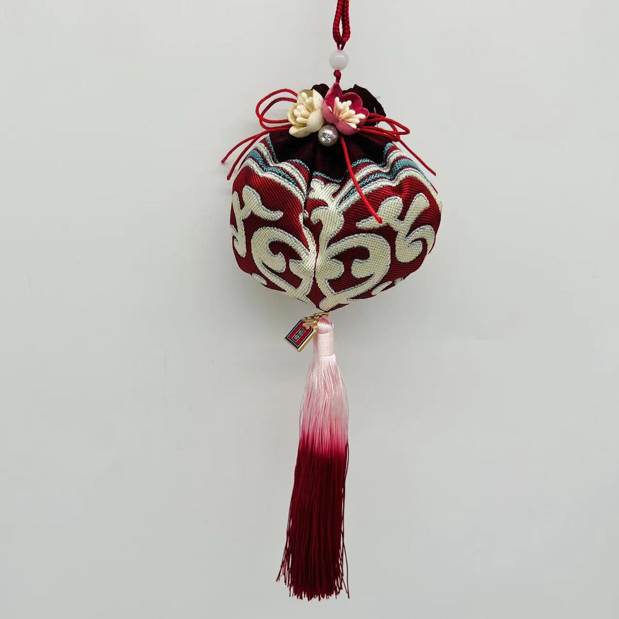 Zyb-69 Bamboo Charcoal Aromatherapy Pendant Car Pendant Aromatherapy Bag Specification drawing