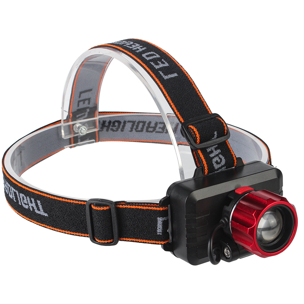 T6 Headlamp Stretch Zoom Headlamp Fishing Light Usb Charging Power Headlamp Wholesale Item Picture