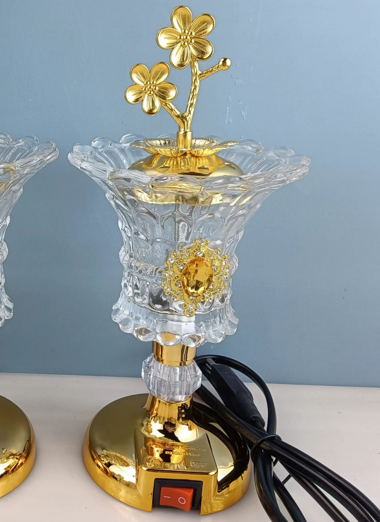 New glass pendant electric incense burner Middle eastern craft electric incense burner Specification image