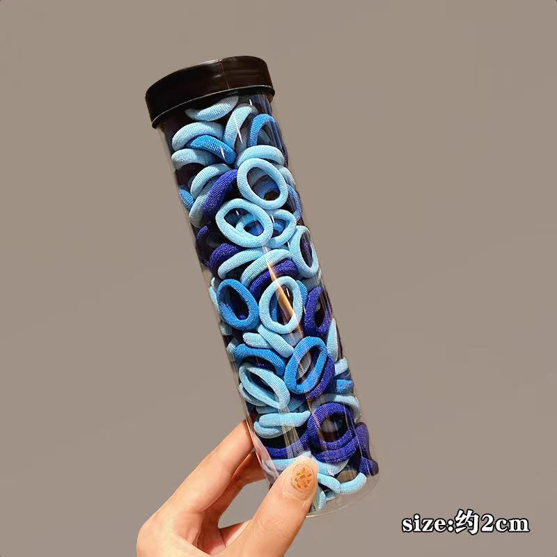 Douyin's best-selling diy hair tie, children's hair accessory, cute baby, high-end black plush hair band, rubber band, women's hair clip wholesale detail image 11