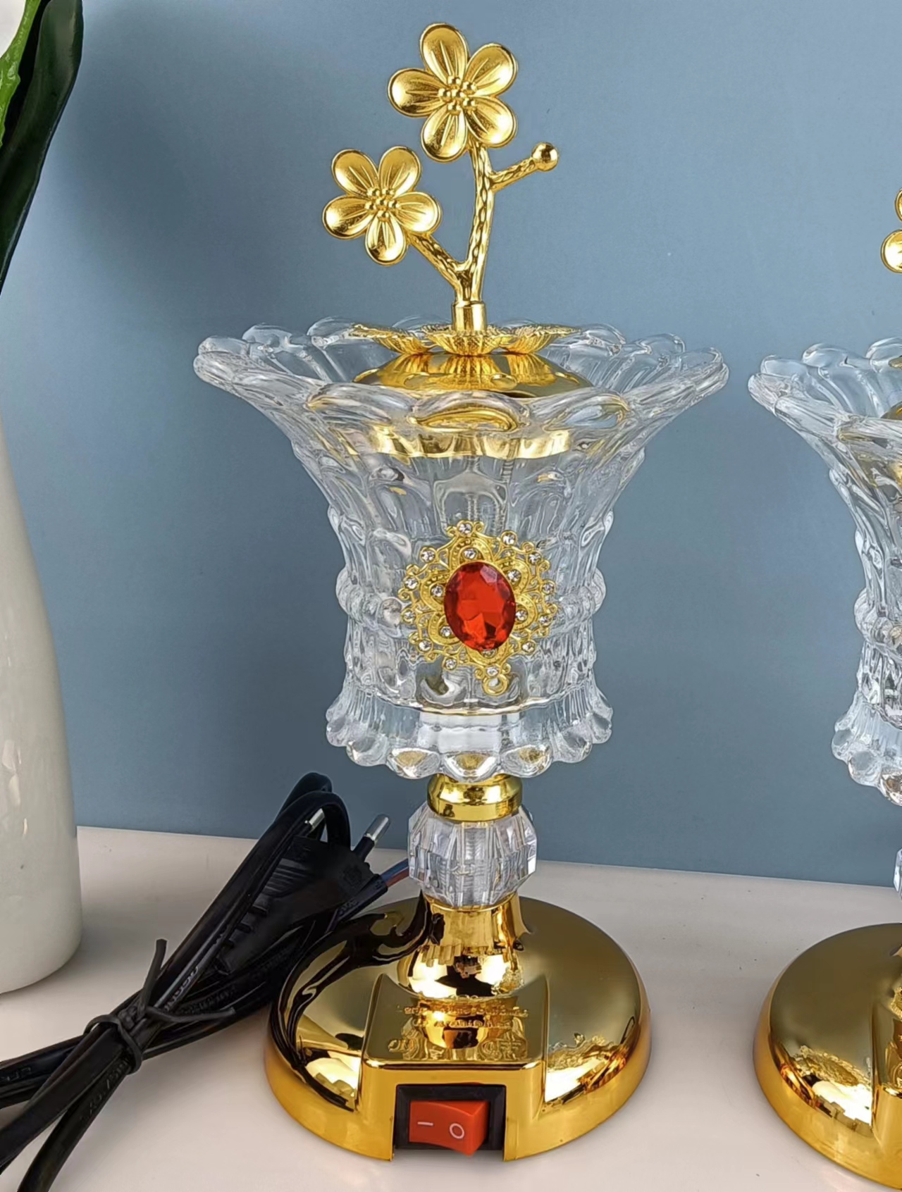 New glass pendant electric incense burner Middle eastern craft electric incense burner details Picture