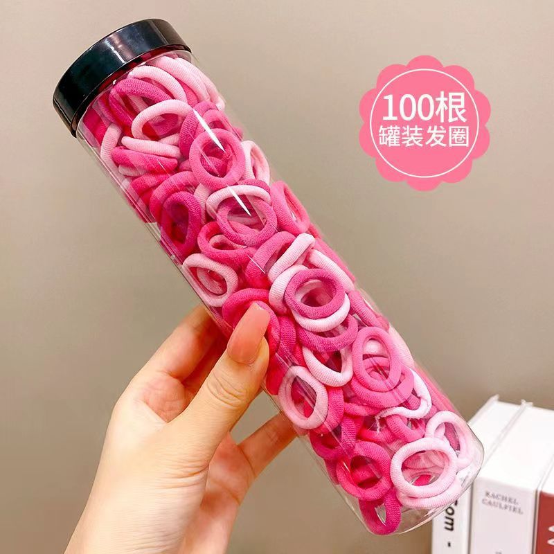 Douyin's best-selling diy hair tie, children's hair accessory, cute baby, high-end black plush hair band, rubber band, women's hair clip wholesale detail image 9