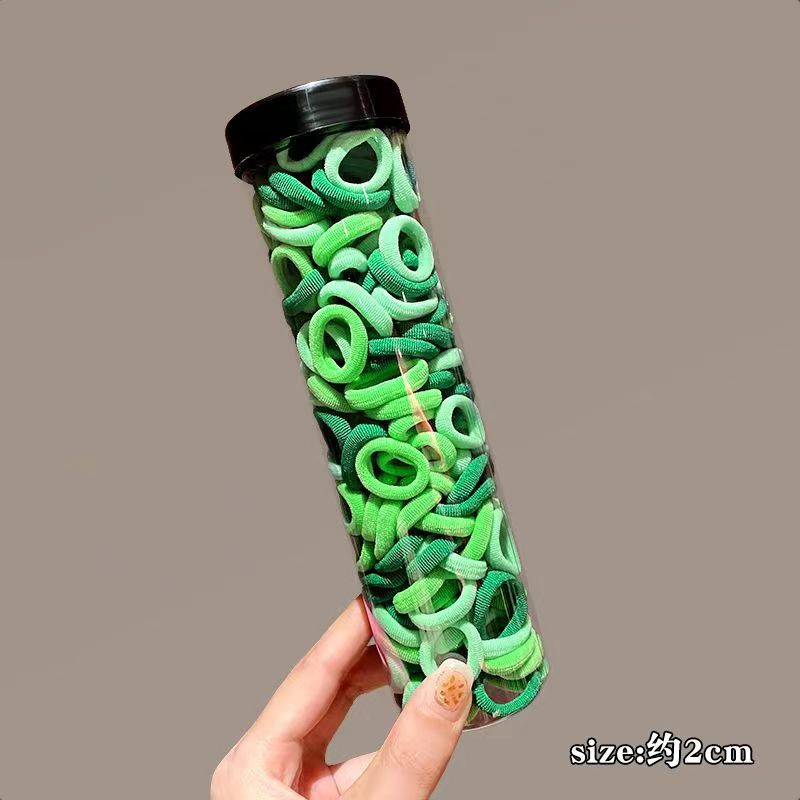 Douyin's best-selling diy hair tie, children's hair accessory, cute baby, high-end black plush hair band, rubber band, women's hair clip wholesale details Picture