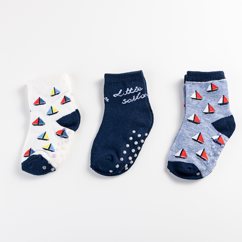 Baby socks: Spring and autumn pure cotton children's socks, autumn and winter baby mid-calf socks