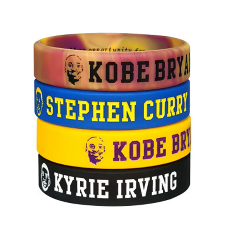 Creative NBA star head silicone bracelet James Kirby Curry Student Basketball glow-in-the-dark Bracelet 173 Item Picture