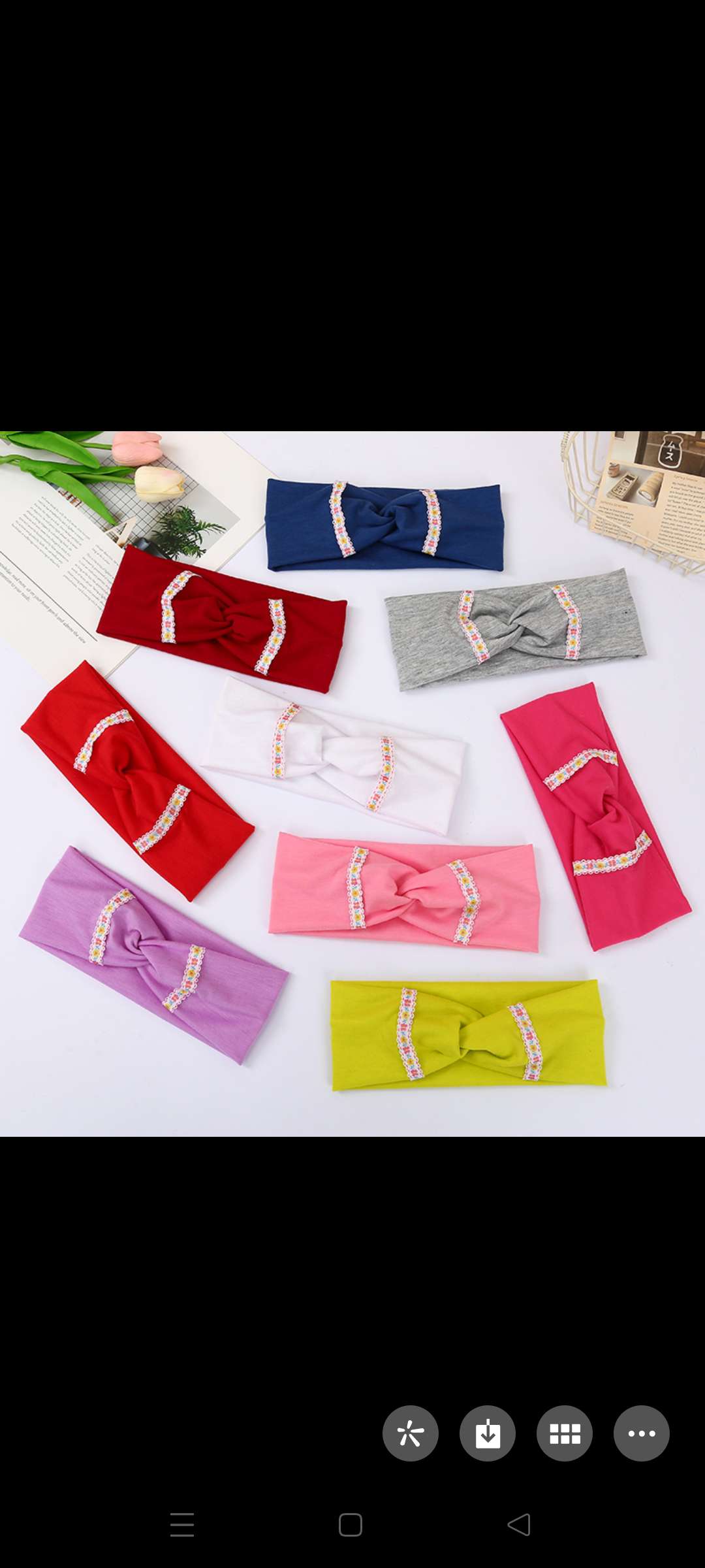 European and American popular hair bands, women's Bohemian wind chains, Western Regions style silk scarves, headwear, high-end accessories, hair accessories, headwear and hair bands, trendy new styles details Picture