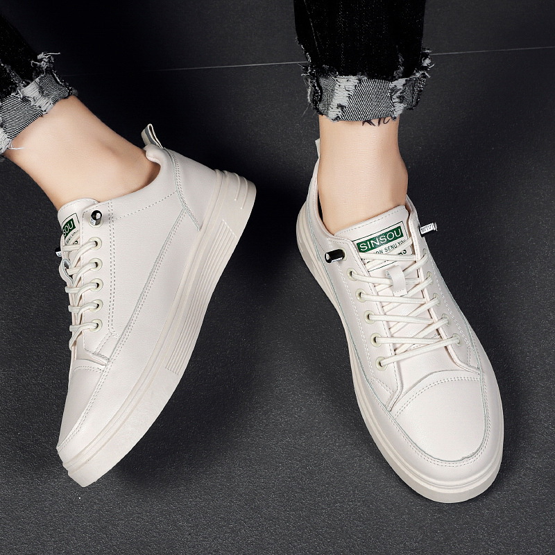 Shoes men 2022 spring new trend all match small white shoes men's Korean version breathable leather casual board shoes wholesale 291 Specification drawing