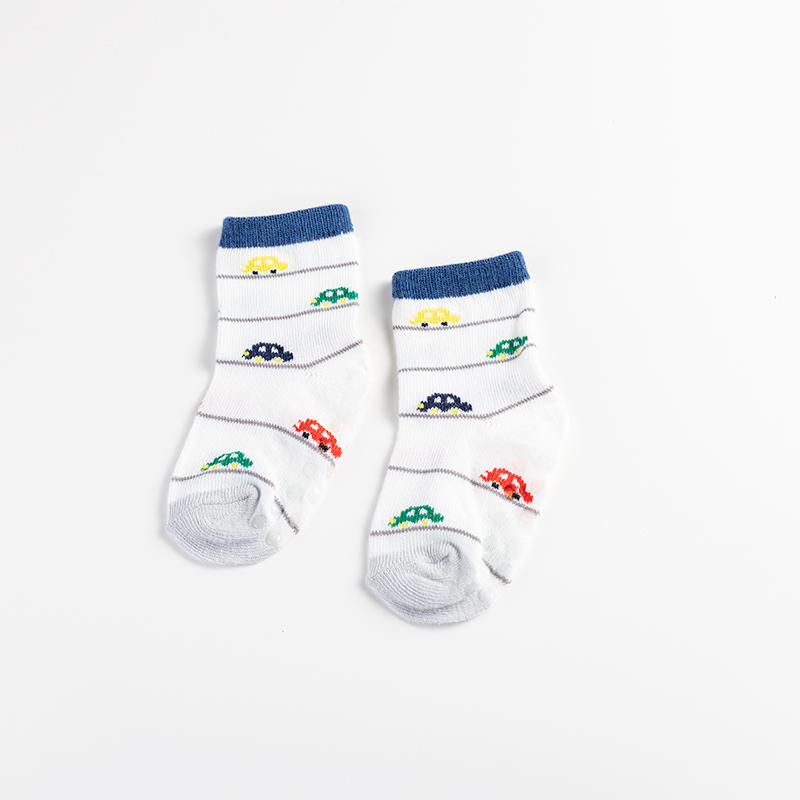 Baby socks, cute cotton socks for boys, baby mid-calf socks details Picture