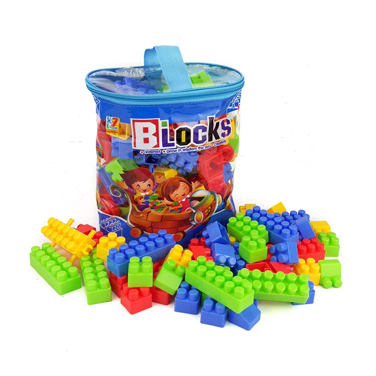 Cross-border manufacturers directly supply children's large particle building blocks baby puzzle DIY Mosaic kindergarten toys wholesale 49 Item Picture